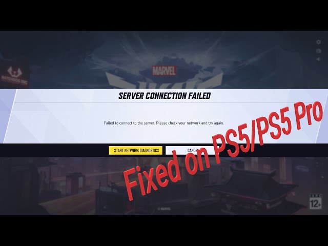 Fixed Marvel Rivals Server Connection Failed | Failed to connect to the server on PS5