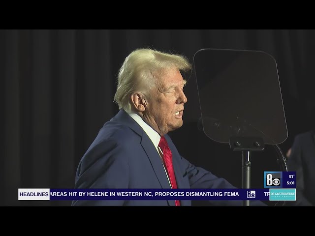 President Trump discusses 'no tax on tips' at Las Vegas rally