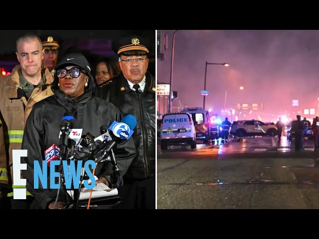 Air Ambulance Jet Crashes Near Mall in Philadelphia | E! News