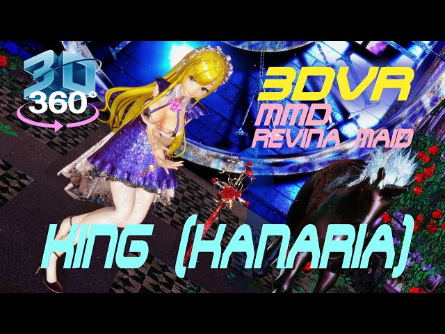 3DVR360 VRMMD Revina Maid, KING (Kanaria), Dance, レヴィーナ メイド 【キング 】ダンス sdPBR