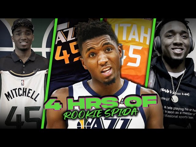 4 Hours Of Rookie Donovan Mitchell Highlights 🔥🕷