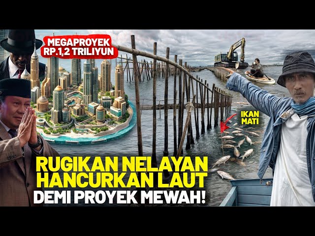 Pagar Laut Bikin GEMPAR,Nelayan Menjerit! Proyek Penguasa Hancurkan Mata Pencaharian Rakyat Kecil