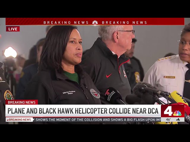 DCA plane crash press conference: Officials give update on midair collision | NBC4 Washington