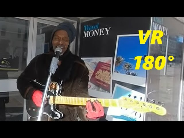 VR180° Reggae Busking on a cold afternoon.