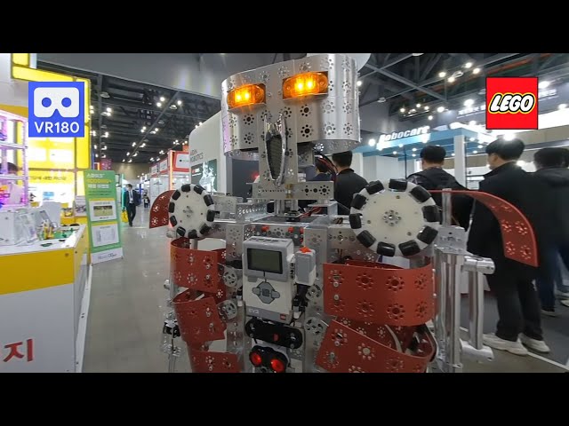 3D 180VR 4K LEGO Robot Baby Shark Dance 😍😍  Logo Lobotics Mindstorms EV3