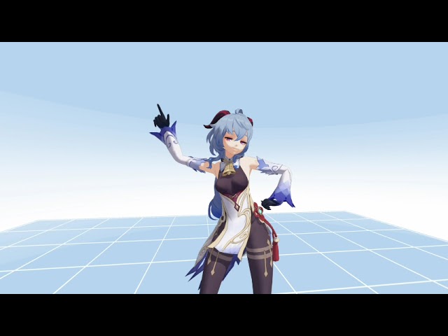 【VR180】ビビデバ by 甘雨【原神 MMD 8K】 M injected