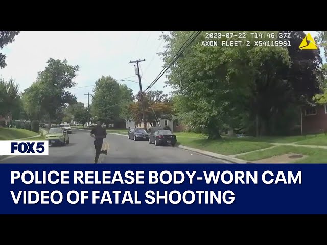 Montgomery County police release body-worn camera footage of fatal officer-involved shooting