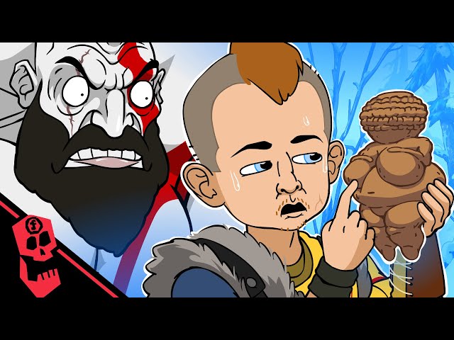 Kratos vs Simping (God of War cartoon)