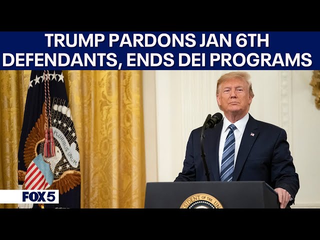 Trump pardons January 6th participants, Trump signs DEI Executive Order | DC News Today