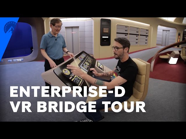 Star Trek: Picard | Enterprise-D 180° VR Bridge Tour | Paramount+