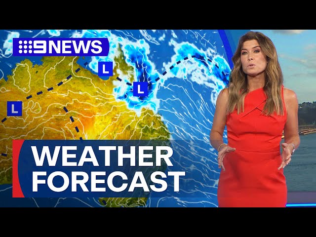 Australia Weather Update: Severe weather warnings for parts of Queensland | 9 News Australia