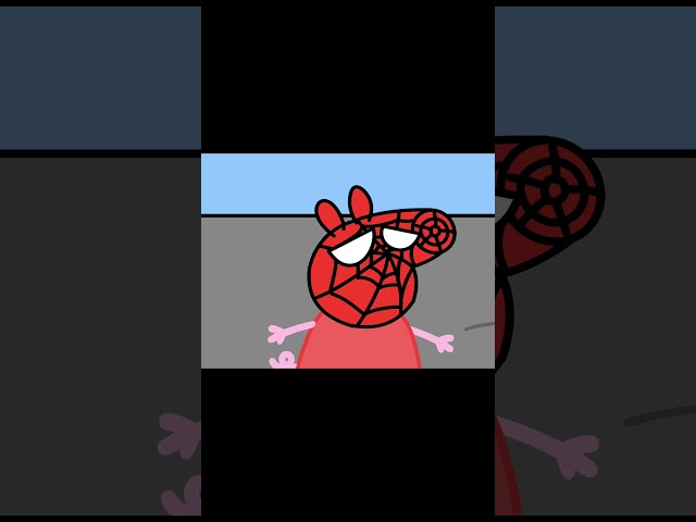 Peppa Spider Pig vs Venom 🤣 Part 3 #peppapig #peppa #animation