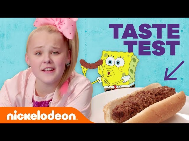 JoJo Siwa, Jade Pettyjohn & More in the 😋  Nickelodeon-Inspired Food Taste Test 🍔 (Part 2) | Nick