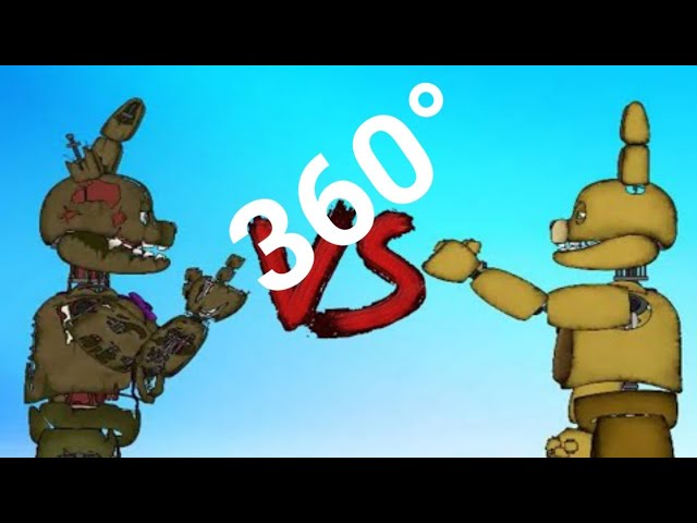 360°|Springtrap vs Springbonnie 2d animation cartoon