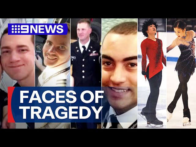 First Washington DC plane crash victims identified | 9 News Australia