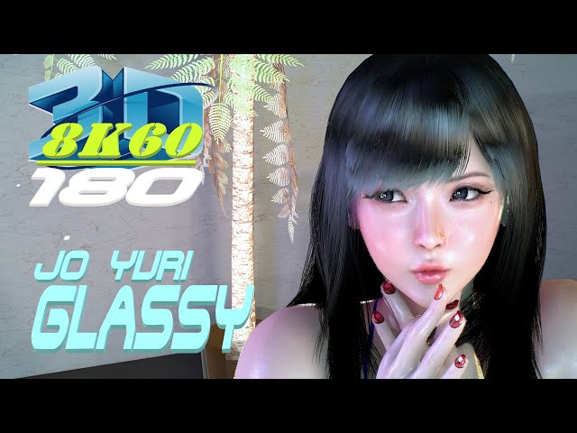 JO YURI (조유리) - GLASSY, VR180, 3D, Dance, MMD, ダンス, VaM, kpop