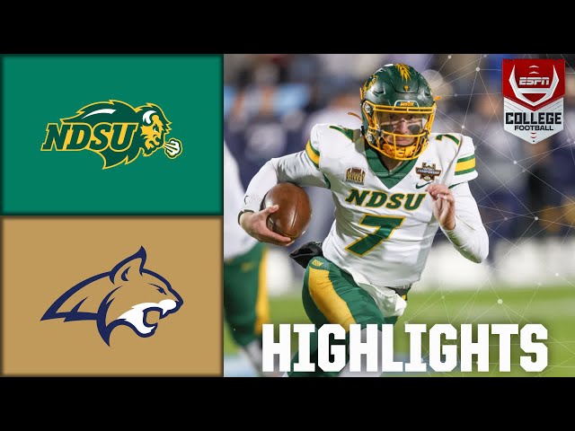 North Dakota State Bison vs. Montana State Bobcats | FCS National Championship Highlights | ESPN CFB