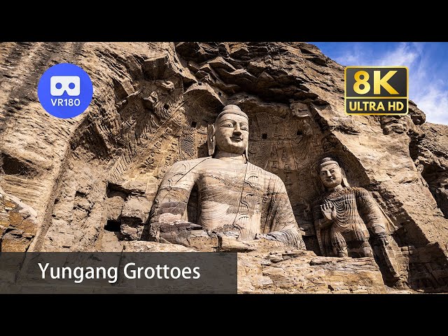 【VR180】Travel China: Yungang Grottoes 云冈石窟 | Treasure of Chinese Buddhist Art | 8K 60fps