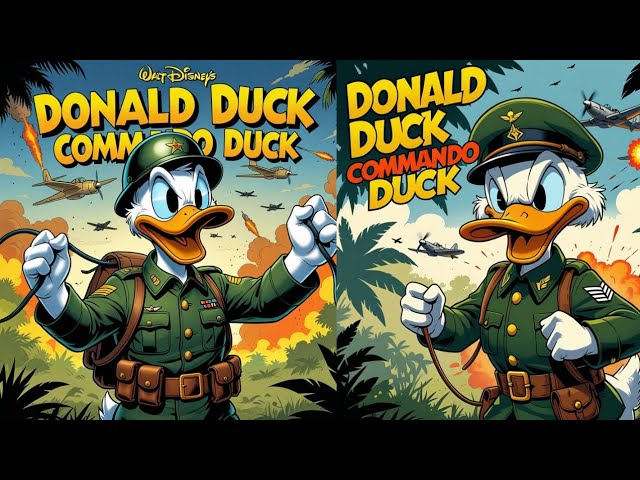 Donald Duck - Commando Duck | Classic Disney WWII Cartoon | Full Animated Short