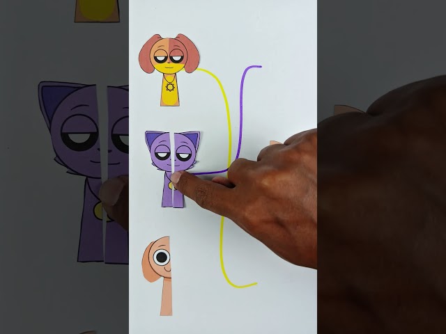 CATNAP AND DOGDAY Poppy Playtime Chapter 4 Animation connect  puzzle #art​ #poppyplaytime​ #catnap​