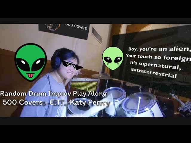 🎶Music Roulette🥁 - E.T. Katy Perry - Random Drum Play Along VR180