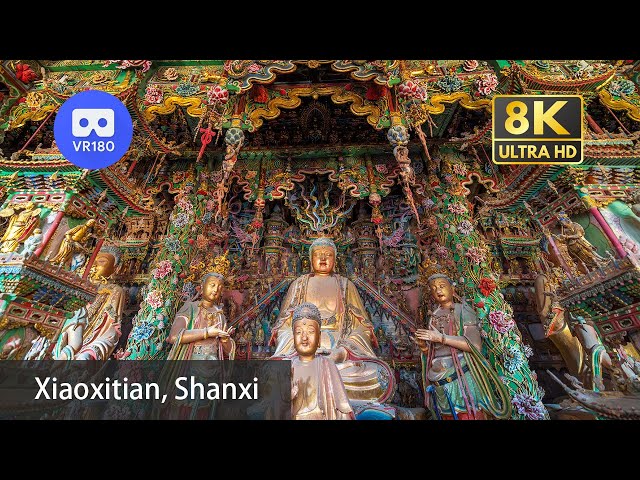 【VR180】Travel China: Xiaoxitian (Small Western Heaven) 小西天 | Shanxi | 8K 3D Immersive Tour