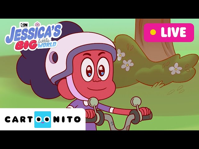 🔴 LIVE: JESSICA'S BIG LITTLE WORLD | Cartoons For Kids | @cartoonito