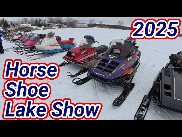 Horseshoe Lake Show 2025. Vintage Snowmobile Ride In!