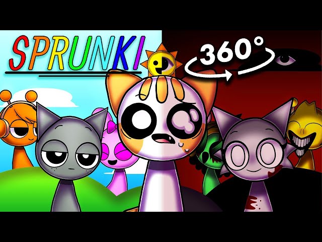 360º VR Escape! INCREDIBOX SPRUNKI VS MOYAM ANIMATION