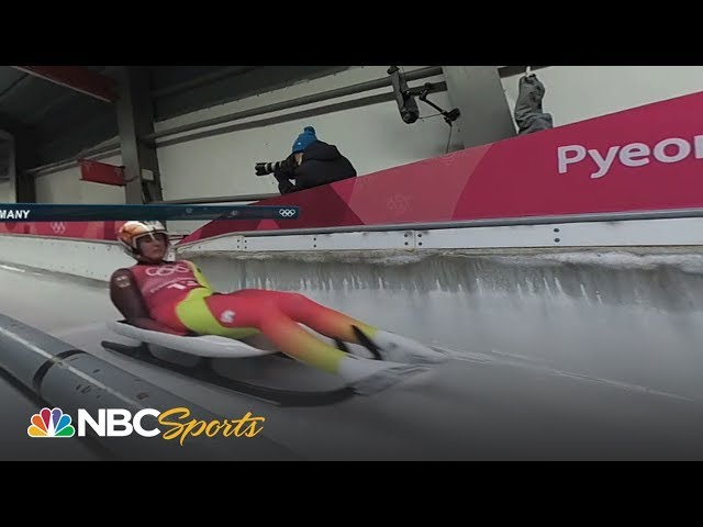 2018 Winter Olympics I Luge Team Relays in 360 VR! | NBC Sports