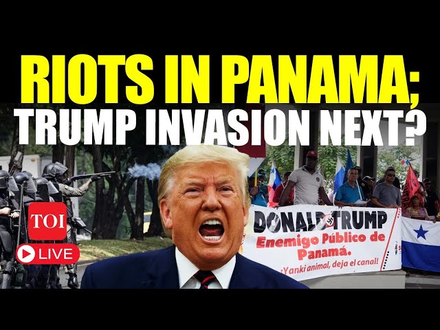 Trump Orders Panama Invasion? Riots & Chaos Erupt As Top US Lands In Panama | Watch