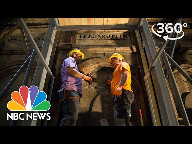 A 360 View Of The Renovation Of Christ's Tomb | 360 Video | NBC News