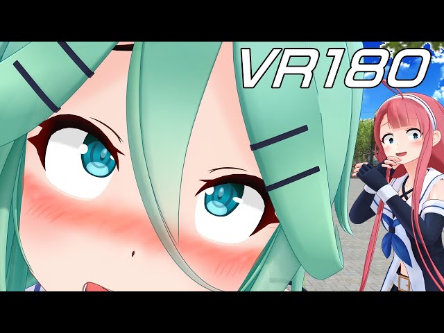 【VR180】迫りくる顔芸 ロマンスの神様【8K MMD】