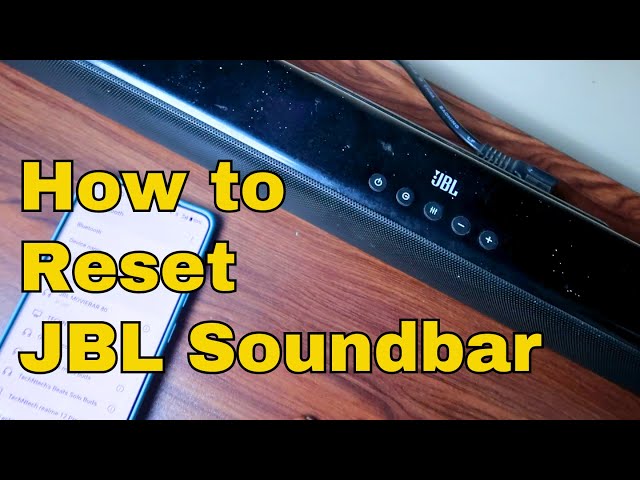 How to connect & reset JBL Soundbar? Not connecting Problem Solved!