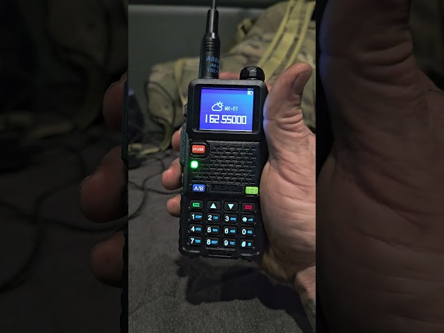 How to access weather on your Baofeng UV-5RM!!