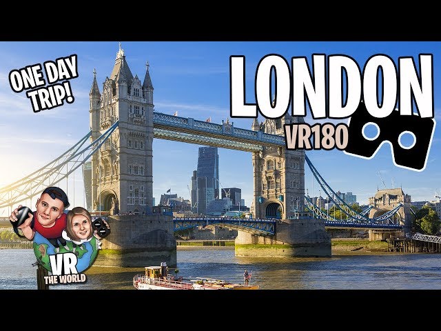 VR in London - one day trip | VR180 3D vlog