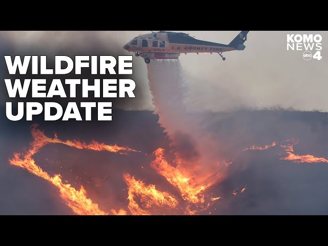 LA wildfire weather update: Rain in Southern California creates mudflows but helps firefighters