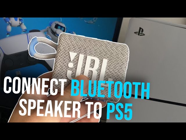 How to connect Bluetooth speaker to PS5 (without adapter)