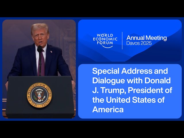 Special Address, Donald J. Trump, President of the United States of America | Davos 2025