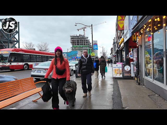 Midtown Eglinton to Lawrence | Toronto Shuttle Bus Walk (Jan 2025)