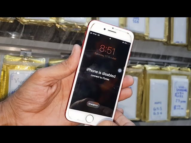 iPhone 6s Fixed iPhone is disabled connect to iTunes 2021