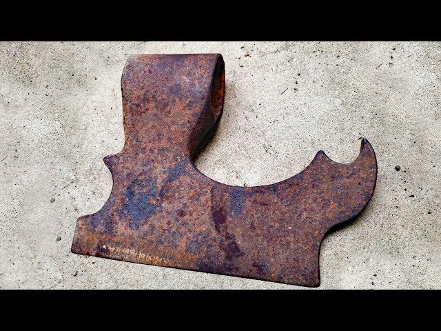 Battle Axe Restoration - Crazy Bulgarian Bearded Axe