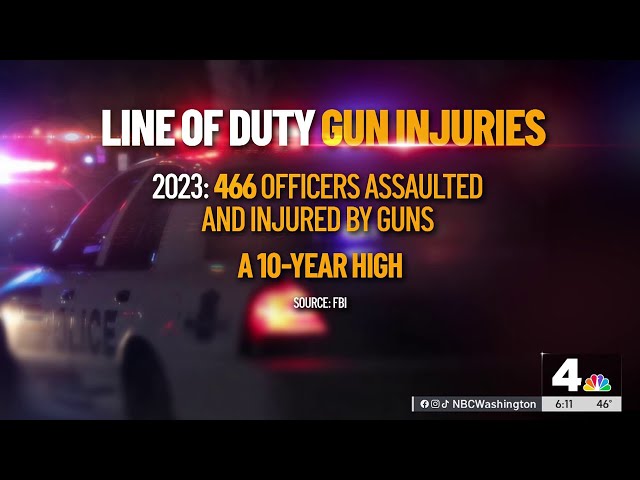 The impact of gun-related injuries and deaths on law enforcement officers | NBC4 Washington