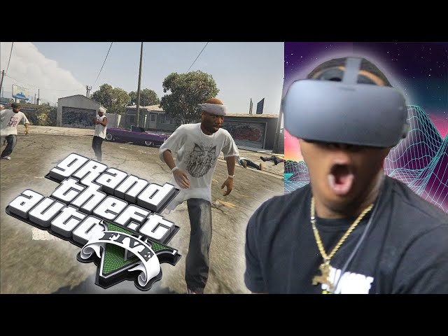 PLAYING GTA 5 IN VR  (Hilarious) FUNNY MOMENTS