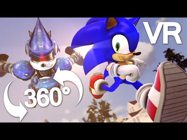 SONIC THE HEDGEHOG BATTLE 360° VR- SFM Animation | Sasso Studios