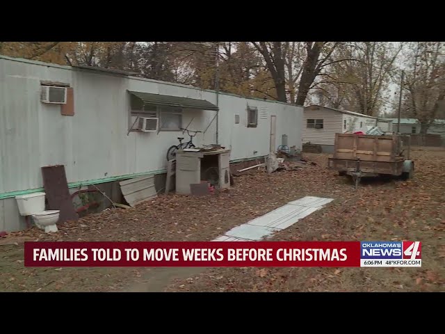 Families told to move weeks before Christmas