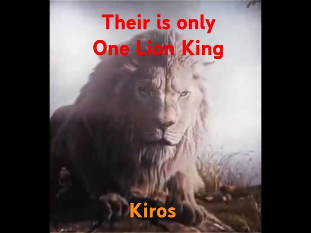 Kiros in Mufasa The Lion King status #lion #edit #shorts #short #facts #motivation #like #love #one