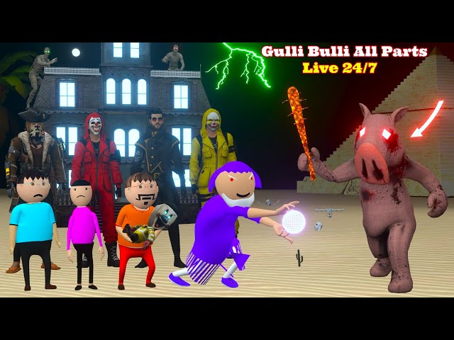 Gulli Bulli Full Episode | 24/7 Live | cartoon | Baba Wala | Make Joke Horror Vines | Gulli Bulli