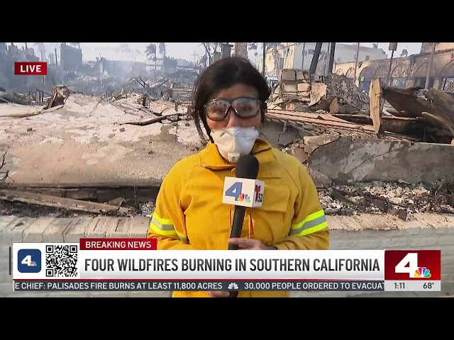 Watch Live: Continuous coverage of wildfires and strong winds in Southern California.