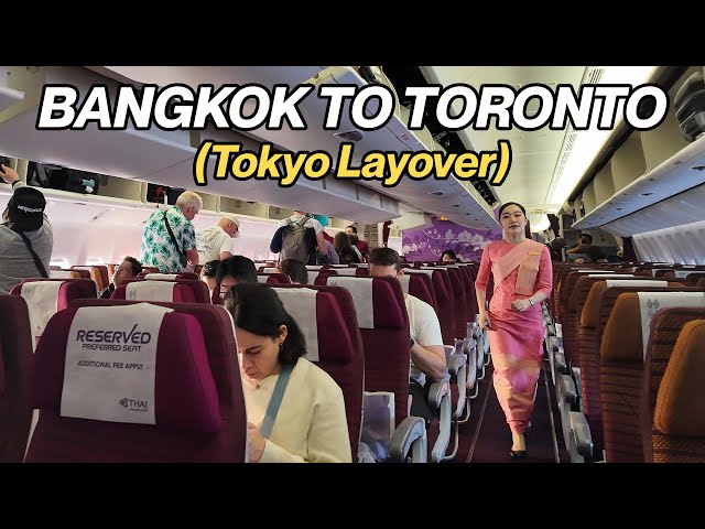 Bangkok to Toronto with a Tokyo Layover (Thai Airways & Air Canada)